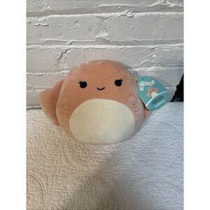 Squishmallows 8 Ludovica Stingray‎ Soft Peach Spotted Sea Life Plush NEW! NWT
